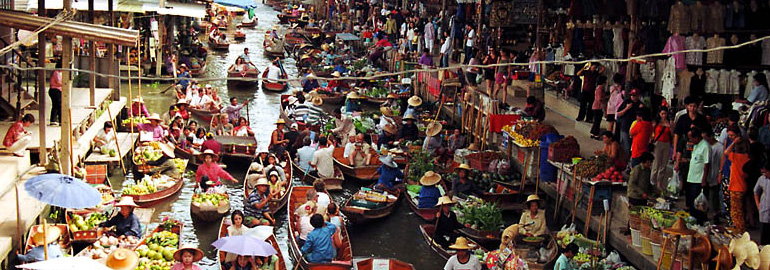 EXB018 - Damnoen Saduak Thailand Original Floating Market (no lunch)